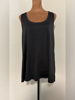 Athletic Works Black Scoop Neck Tank Top